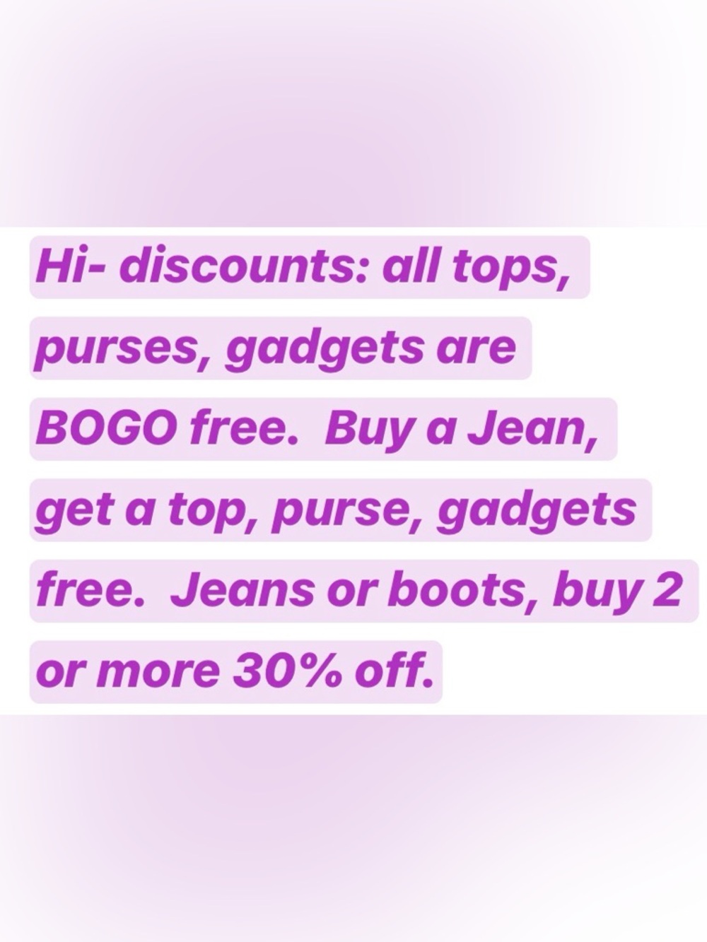 Discount Ad